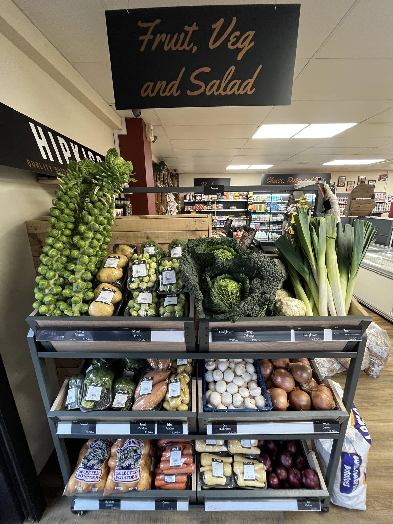 Inside Hipkiss Farm Shop
