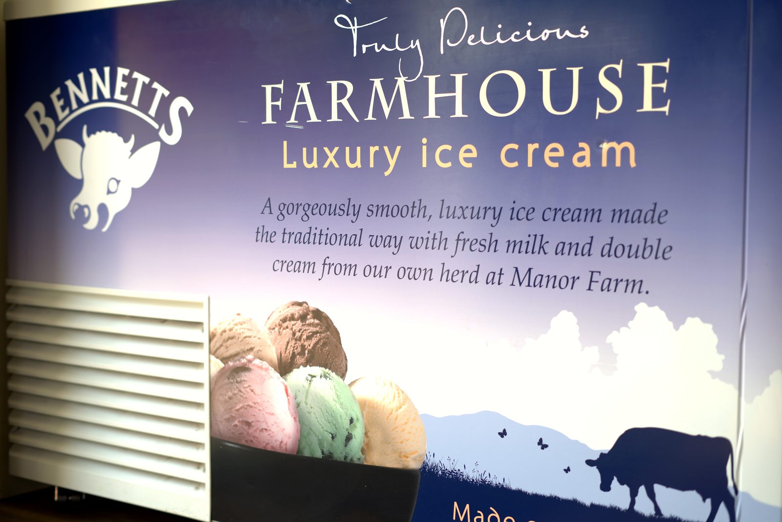 Bennetts Farmhouse luxury ice cream board