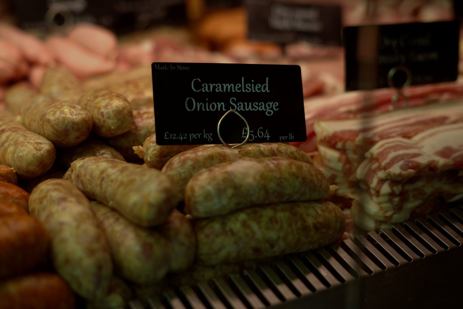 Dry-cured bacon and cured meats