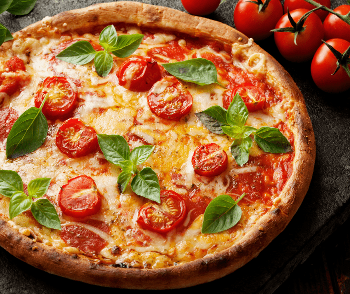 Cheese and Tomato Pizza